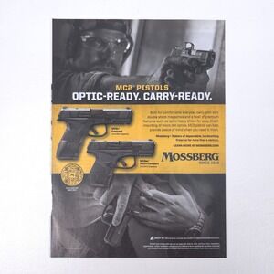 Mossberg MC2 Optic-Ready Pistol Print Advertising MC2sc MC2c Handgun Promo Sheet